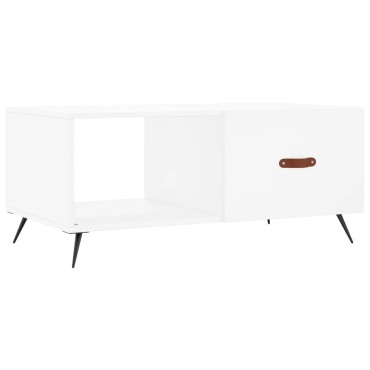 vidaXL Τραπεζάκι Σαλονιού Λευκό 90x50x40cm Επεξεργασμένο Ξύλο 1 τεμ.
