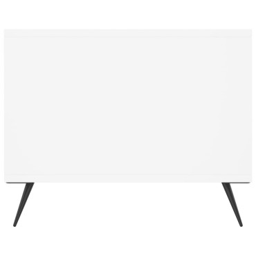 vidaXL Τραπεζάκι Σαλονιού Λευκό 90x50x40cm Επεξεργασμένο Ξύλο 1 τεμ.
