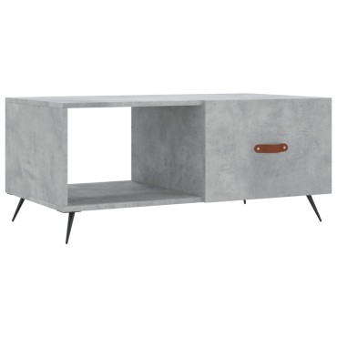 vidaXL Τραπεζάκι Σαλονιού Γκρι Σκυρ. 90x50x40cm Επεξεργασμένο Ξύλο 1 τεμ.