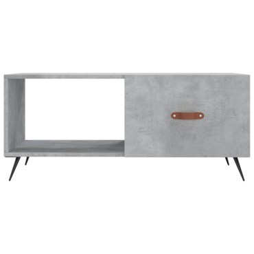 vidaXL Τραπεζάκι Σαλονιού Γκρι Σκυρ. 90x50x40cm Επεξεργασμένο Ξύλο 1 τεμ.