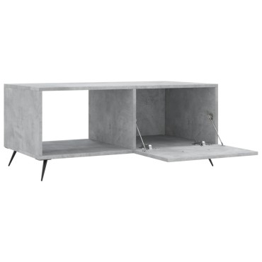 vidaXL Τραπεζάκι Σαλονιού Γκρι Σκυρ. 90x50x40cm Επεξεργασμένο Ξύλο 1 τεμ.