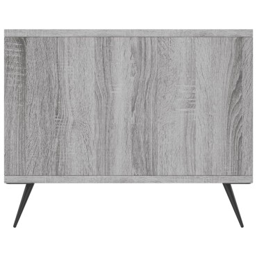 vidaXL Τραπεζάκι Σαλονιού Γκρι Sonoma 90x50x40cm Επεξεργασμένο Ξύλο 1 τεμ.