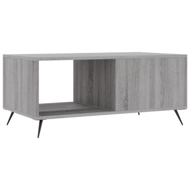 vidaXL Τραπεζάκι Σαλονιού Γκρι Sonoma 90x50x40cm Επεξεργασμένο Ξύλο 1 τεμ.