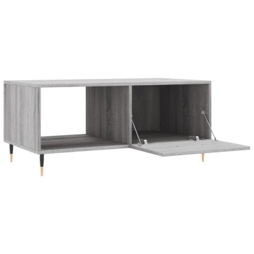vidaXL Τραπεζάκι Σαλονιού Γκρι Sonoma 90x50x40cm Επεξεργασμένο Ξύλο 1 τεμ.