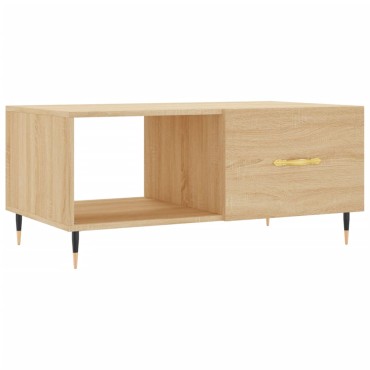 vidaXL Τραπεζάκι Σαλονιού Sonoma Δρυς 90x50x40cm Επεξεργασμένο Ξύλο 1 τεμ.