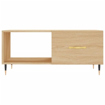 vidaXL Τραπεζάκι Σαλονιού Sonoma Δρυς 90x50x40cm Επεξεργασμένο Ξύλο 1 τεμ.