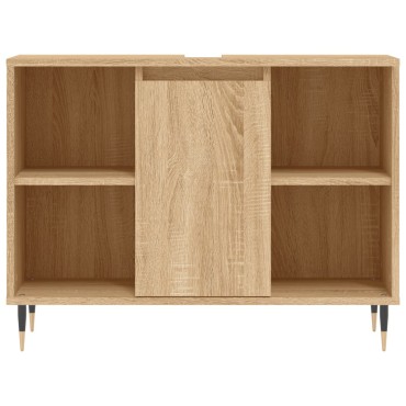 vidaXL Ντουλάπι Μπάνιου Sonoma Δρυς 80x33x60cm από Επεξεργ. Ξύλο 1 τεμ.