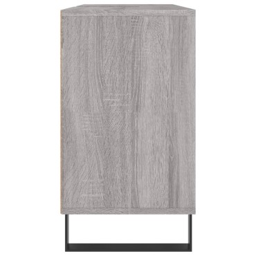 vidaXL Ντουλάπι Μπάνιου Γκρι Sonoma 80x33x60cm από Επεξεργ. Ξύλο 1 τεμ.