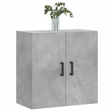 vidaXL Ντουλάπι Τοίχου Γκρι Σκυροδέματος 60x31x60cm Επεξεργ. Ξύλο 1 τεμ.