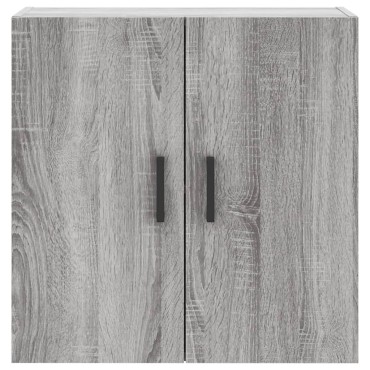 vidaXL Ντουλάπι Τοίχου Γκρι Sonoma 60x31x60cm από Επεξεργασμένο Ξύλο 1 τεμ.