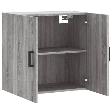 vidaXL Ντουλάπι Τοίχου Γκρι Sonoma 60x31x60cm από Επεξεργασμένο Ξύλο 1 τεμ.