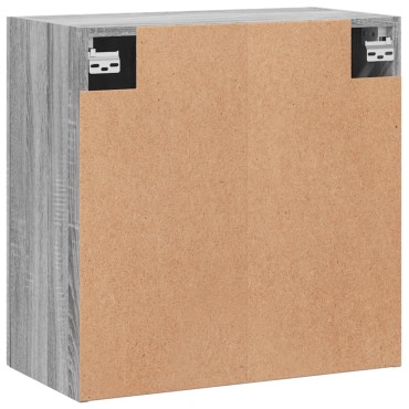 vidaXL Ντουλάπι Τοίχου Γκρι Sonoma 60x31x60cm από Επεξεργασμένο Ξύλο 1 τεμ.