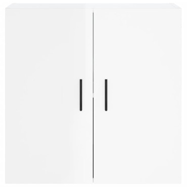 vidaXL Ντουλάπι Τοίχου Γυαλιστερό Λευκό 60x31x60cm Επεξεργασμένο Ξύλο 1 τεμ.