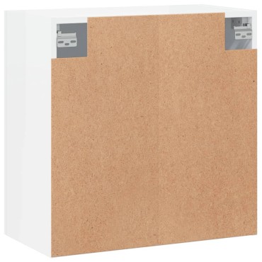 vidaXL Ντουλάπι Τοίχου Γυαλιστερό Λευκό 60x31x60cm Επεξεργασμένο Ξύλο 1 τεμ.