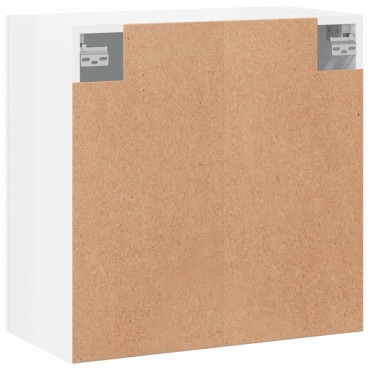 vidaXL Ντουλάπι Τοίχου Γυαλιστερό Λευκό 60x31x60cm Επεξεργασμένο Ξύλο 1 τεμ.