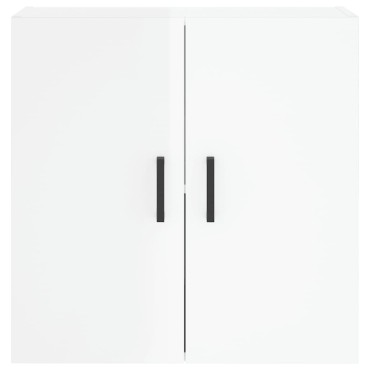 vidaXL Ντουλάπι Τοίχου Γυαλιστερό Λευκό 60x31x60cm Επεξεργασμένο Ξύλο 1 τεμ.