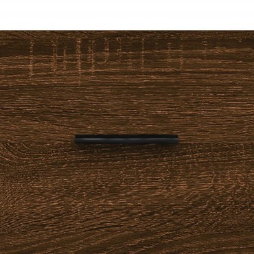 vidaXL Ντουλάπι Καφέ Δρυς 69,5x34x90cm Επεξεργασμένο Ξύλο 1 τεμ.