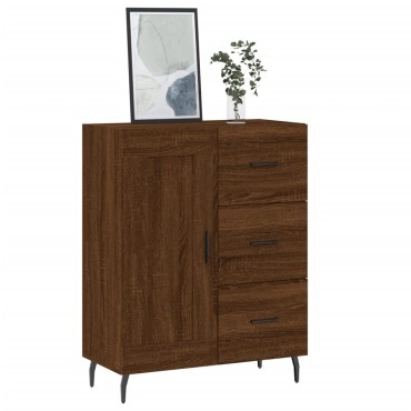vidaXL Ντουλάπι Καφέ Δρυς 69,5x34x90cm Επεξεργασμένο Ξύλο 1 τεμ.