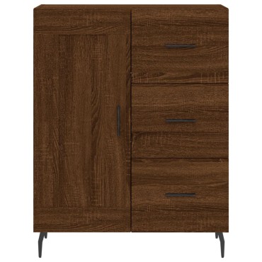 vidaXL Ντουλάπι Καφέ Δρυς 69,5x34x90cm Επεξεργασμένο Ξύλο 1 τεμ.