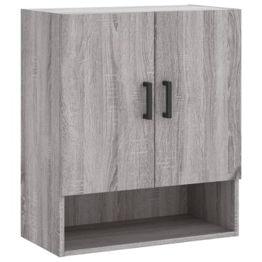 vidaXL Ντουλάπι Τοίχου Γκρι Sonoma 60x31x70cm από Επεξεργ. Ξύλο 1 τεμ.