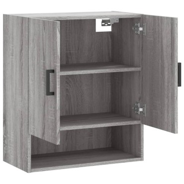 vidaXL Ντουλάπι Τοίχου Γκρι Sonoma 60x31x70cm από Επεξεργ. Ξύλο 1 τεμ.
