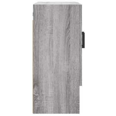 vidaXL Ντουλάπι Τοίχου Γκρι Sonoma 60x31x70cm από Επεξεργ. Ξύλο 1 τεμ.