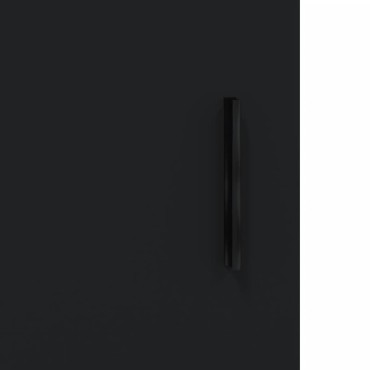 vidaXL Ντουλάπι Τοίχου Μαύρο 60x31x70cm από Επεξεργασμένο Ξύλο 1 τεμ.