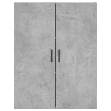 vidaXL Ντουλάπι Επιτοίχιο Γκρι Σκυροδέματος 69,5x34x90cm 1 τεμ.