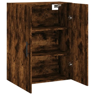vidaXL Ντουλάπι Τοίχου Καπνιστή Δρυς 69,5x34x90cm 1 τεμ.