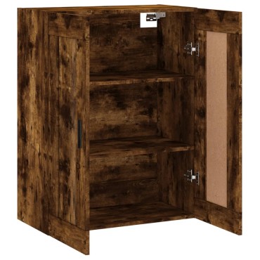 vidaXL Ντουλάπι Τοίχου Καπνιστή Δρυς 69,5x34x90cm Επεξεργ. Ξύλο 1 τεμ.