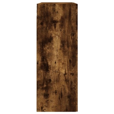 vidaXL Ντουλάπι Τοίχου Καπνιστή Δρυς 69,5x34x90cm Επεξεργ. Ξύλο 1 τεμ.