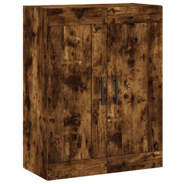 vidaXL Ντουλάπι Τοίχου Καπνιστή Δρυς 69,5x34x90cm Επεξεργ. Ξύλο 1 τεμ.