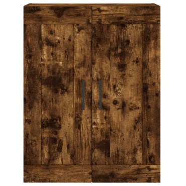 vidaXL Ντουλάπι Τοίχου Καπνιστή Δρυς 69,5x34x90cm Επεξεργ. Ξύλο 1 τεμ.