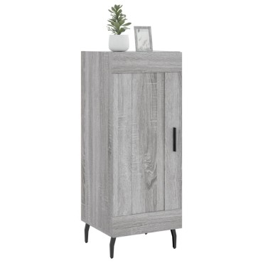 vidaXL Ντουλάπι Γκρι Sonoma 34,5x34x90cm από Επεξεργασμένο Ξύλο 1 τεμ.