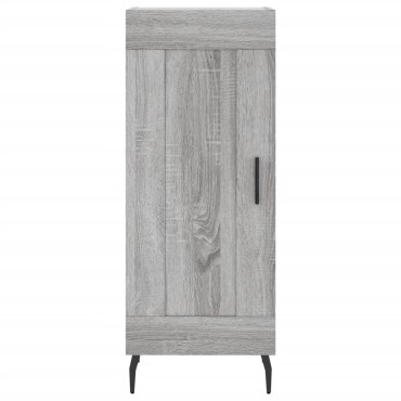 vidaXL Ντουλάπι Γκρι Sonoma 34,5x34x90cm από Επεξεργασμένο Ξύλο 1 τεμ.