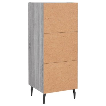vidaXL Ντουλάπι Γκρι Sonoma 34,5x34x90cm από Επεξεργασμένο Ξύλο 1 τεμ.