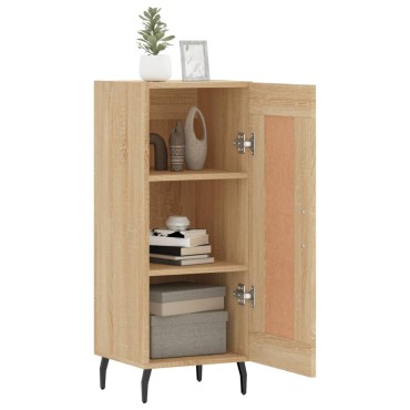 vidaXL Ντουλάπι Sonoma Δρυς 34,5x34x90cm από Επεξεργασμένο Ξύλο 1 τεμ.