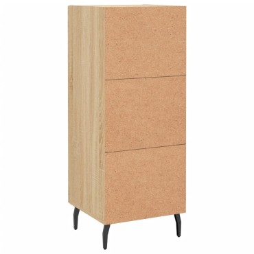 vidaXL Ντουλάπι Sonoma Δρυς 34,5x34x90cm από Επεξεργασμένο Ξύλο 1 τεμ.