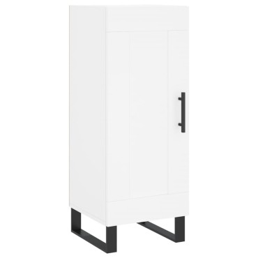 vidaXL Ντουλάπι Λευκό 34,5x34x90cm από Επεξεργασμένο Ξύλο 1 τεμ.