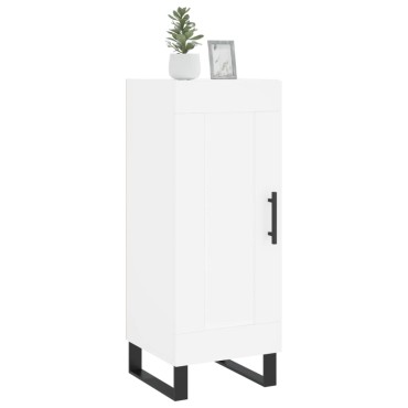 vidaXL Ντουλάπι Λευκό 34,5x34x90cm από Επεξεργασμένο Ξύλο 1 τεμ.