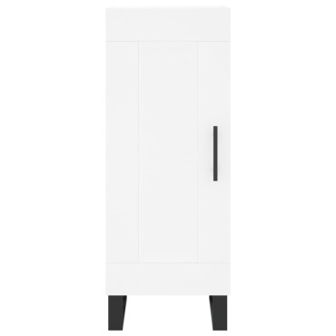 vidaXL Ντουλάπι Λευκό 34,5x34x90cm από Επεξεργασμένο Ξύλο 1 τεμ.