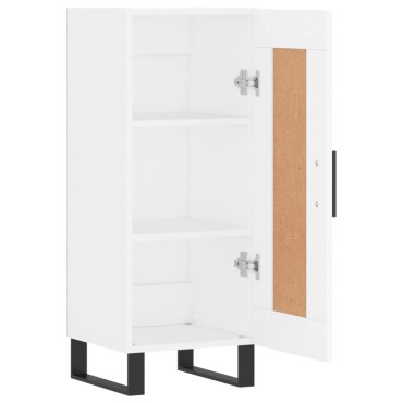 vidaXL Ντουλάπι Λευκό 34,5x34x90cm από Επεξεργασμένο Ξύλο 1 τεμ.