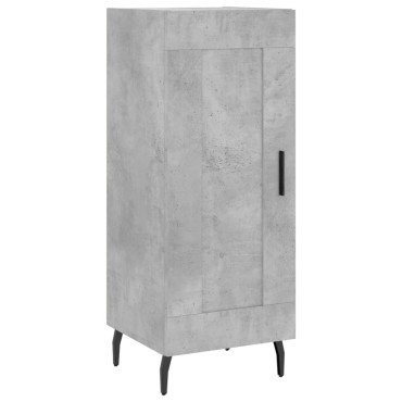 vidaXL Ντουλάπι Γκρι Σκυροδέματος 34,5x34x90cm Επεξεργασμένο Ξύλο 1 τεμ.