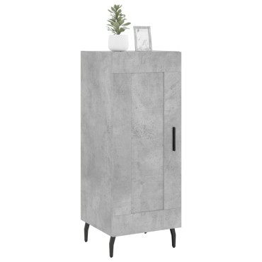 vidaXL Ντουλάπι Γκρι Σκυροδέματος 34,5x34x90cm Επεξεργασμένο Ξύλο 1 τεμ.