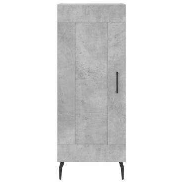 vidaXL Ντουλάπι Γκρι Σκυροδέματος 34,5x34x90cm Επεξεργασμένο Ξύλο 1 τεμ.