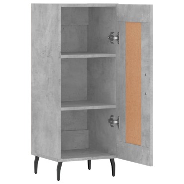 vidaXL Ντουλάπι Γκρι Σκυροδέματος 34,5x34x90cm Επεξεργασμένο Ξύλο 1 τεμ.