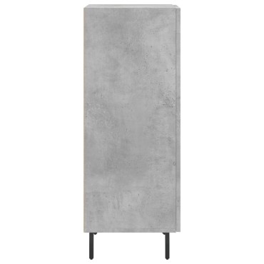 vidaXL Ντουλάπι Γκρι Σκυροδέματος 34,5x34x90cm Επεξεργασμένο Ξύλο 1 τεμ.