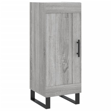 vidaXL Ντουλάπι Γκρι Sonoma 34,5x34x90cm από Επεξεργασμένο Ξύλο 1 τεμ.