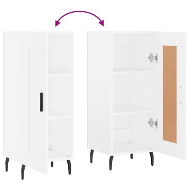 vidaXL Ντουλάπι Λευκό 34,5x34x90cm από Επεξεργασμένο Ξύλο 1 τεμ.