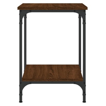 vidaXL Τραπεζάκι Σαλονιού Καφέ Δρυς 40x40x55cm Επεξεργασμένο Ξύλο 1 τεμ.